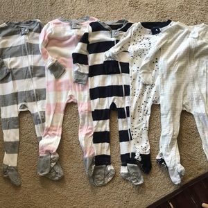 Bundle of 5 Burt’s bees organic 18 sleepers